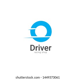 Automotive logo design template. Racing and automotive online shop.