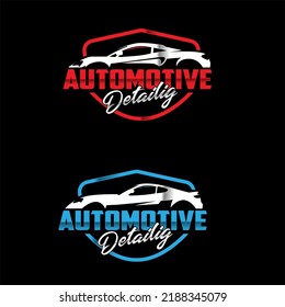 Automotive logo design template vector