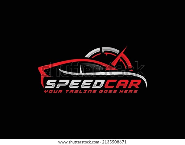 Automotive logo design vector illustration.\
Car logo vector. Speed racing car logo\
vector