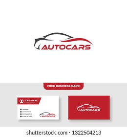 Automotive Logo, Free Business Card - Vector