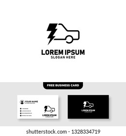 Automotive Logo, Free Business Card Template - Vector