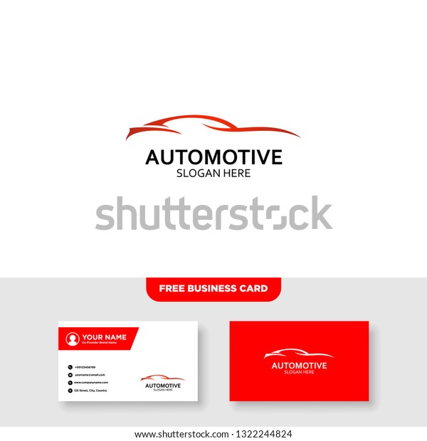 Automotive Logo, Free
Business Card -
Vector