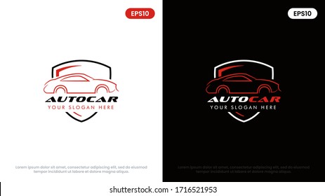 Automotive logo icon templates. Modern car logo. Vector Illustration.