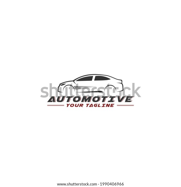 automotive logo on white
background