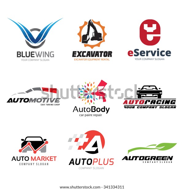 Automotive Services Slogan : Geometric Decoration Car ...