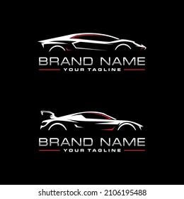automotive logo with two designs