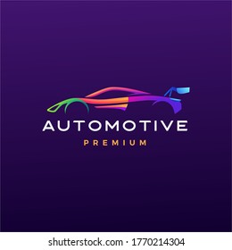 ilustración de icono del vector del logotipo automotor