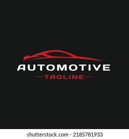 Automotive Logo Vector Template, stylish car logo design with sports vehicle concept icons