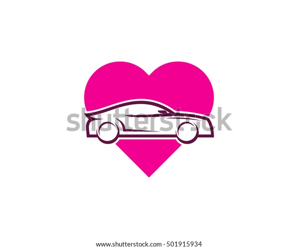 Automotive Love Logo Design\
Template
