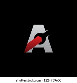 Automotive Mark A Letter Logo