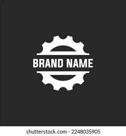 Automotive and Mechanical Emblem logo vector template