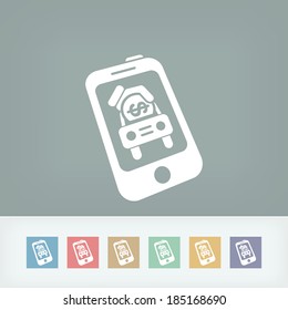 Automotive mobile icon