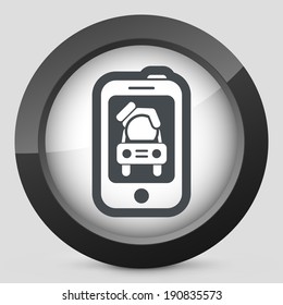 Automotive mobile icon