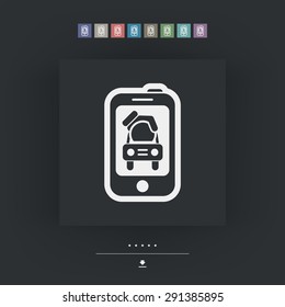 Automotive mobile icon