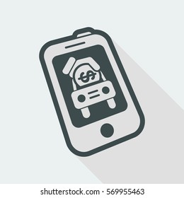 Automotive mobile icon
