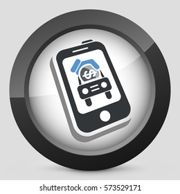 Automotive mobile icon