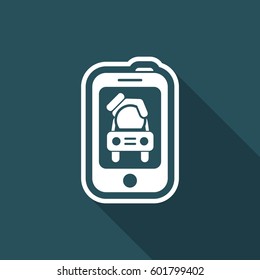 Automotive mobile icon