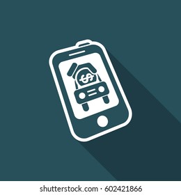 Automotive mobile icon
