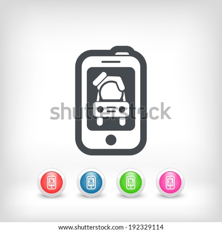 Automotive mobile icon