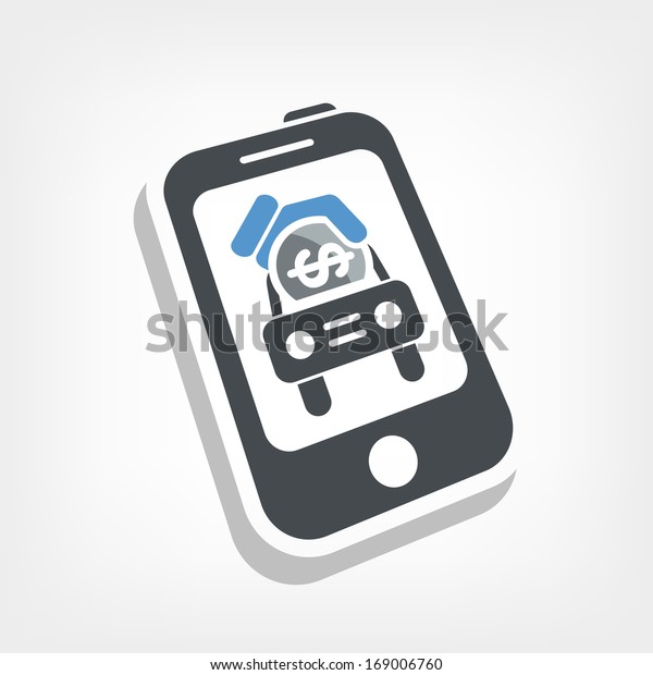 Automotive mobile\
icon