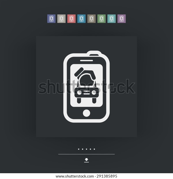 Automotive mobile\
icon