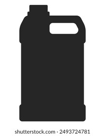 automotive oil silhouette. automotive oil bottle