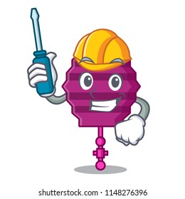 Automotive paper lantern mascot cartoon