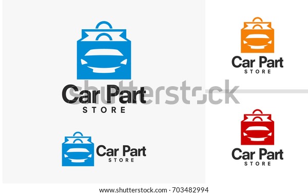 Automotive\
Part Shop logo template vector\
illustration