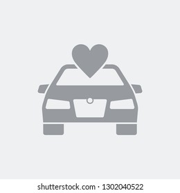 Automotive passion - Flat and isolated vector eps illustration icon with minimal and modern design
