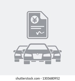 Automotive payment contract in Yen