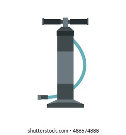 Automotive pump icon in flat style isolated on white background. Tool symbol vector illustration
