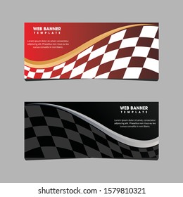 Automotive, Race, Race web banner design, Professional web banner design, banner design vector