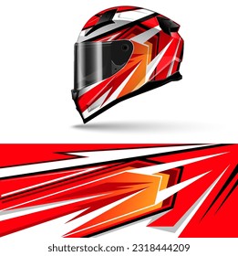 Automotive racing helmet design vector