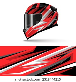 Automotive racing helmet design vector