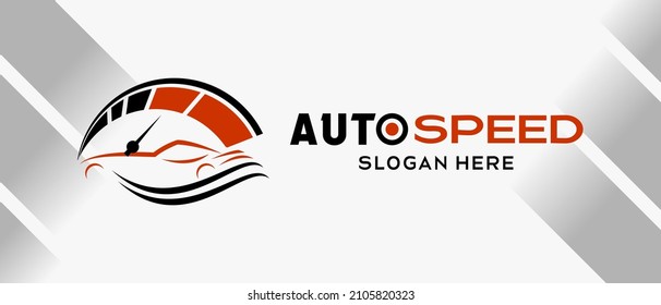 automotive and rpm car logo design with creative abstract concept. premium automotive logo illustration vector