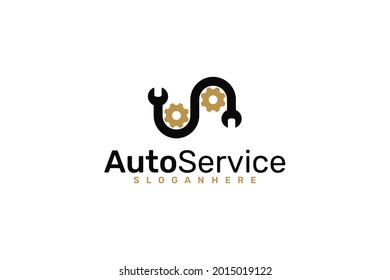 Automotive Service Logo. Vector Design.