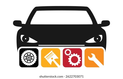 Automotive service logo vector template