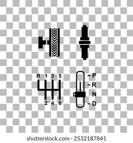 automotive set icon , mechanic icon