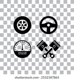 automotive set icon , mechanic icon