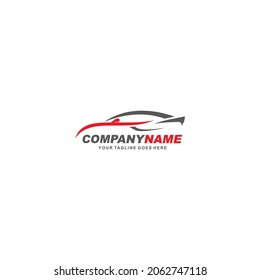 Automotive simple flat logo vector illustration