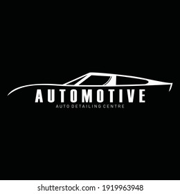 Automotive Simple Logo Vector Isolated