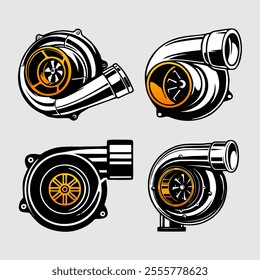 Automotive spare part illustration design