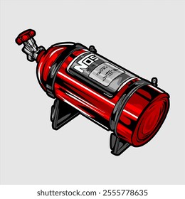 Automotive spare part illustration design