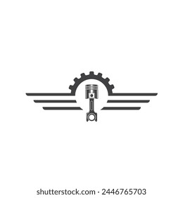 automotive sparepart icon vector concept design template web