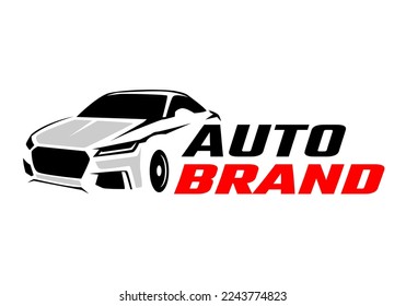 Automotive speed car logo design