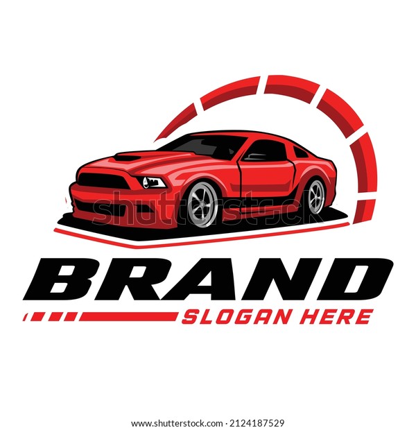 Automotive speed car logo\
template