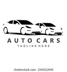 automotive sport car illustration dealer logotype showroom