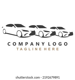 automotive sport car illustration dealer logotype sport and classic modern