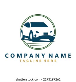 automotive sport car illustration dealer logotype sport and classic modern icon symbol vector