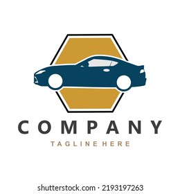 automotive sport car illustration dealer logotype sport and classic modern icon symbol vector